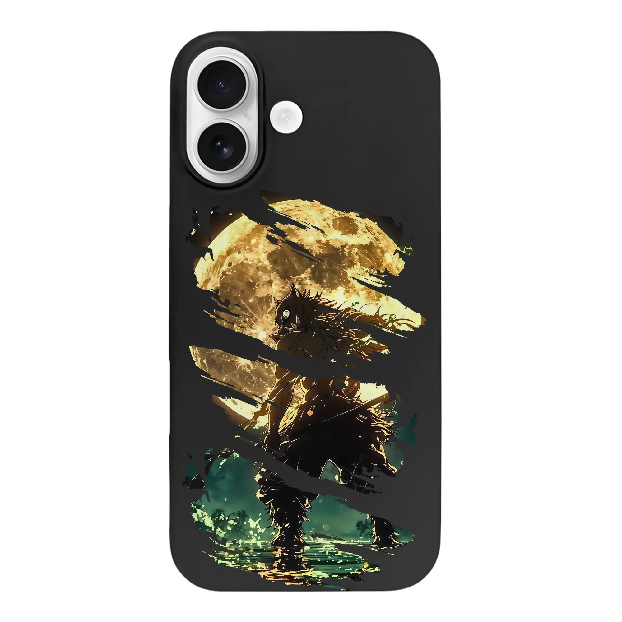 鬼滅の刃 グッズ,嘴平 伊之助 - iPhone 17 シリーズ シリコンケース 薄型 耐衝撃 指紋防止 ソフトタッチカバー 精密フィット 傷防止 保護ケース iPhone 17/17 Air/17 Pro/17 Pro Max 対応